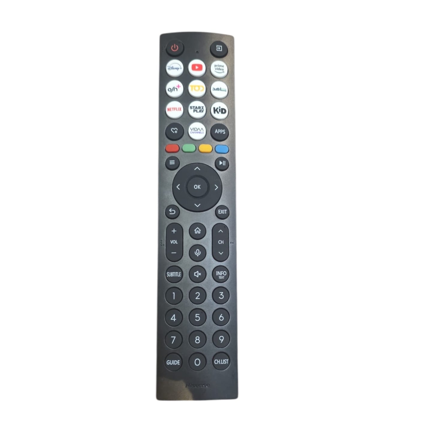Hisense Smart TV Remote Control Replacement | Netflix YouTube Prime Video Disney+ Buttons