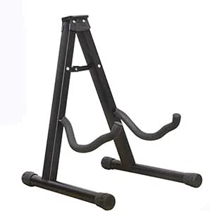 Acoustic Electric Bass Guitar Ukulele Violin Music Instrument Portable Adjustable Folding Steel Stand Holder