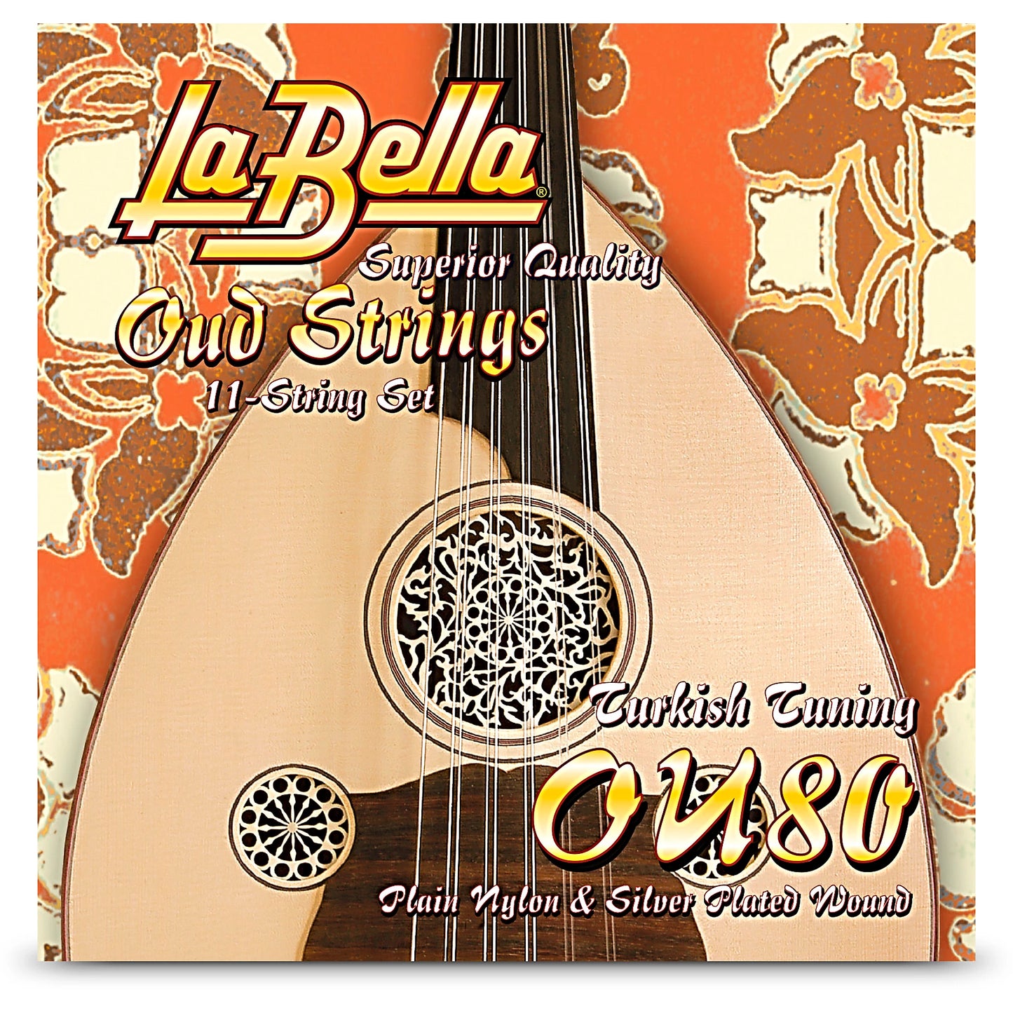 La Bella OU80 – Turkish Tuning Oud Strings (11-String Set)